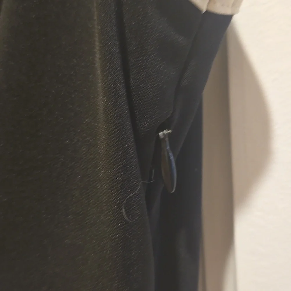 Express Black Midi Dress with Cream Accents - Picture 12 of 12